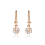 Simone Faceted Cube Hoop Earrings