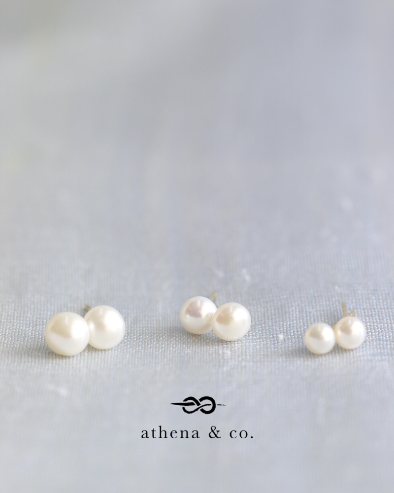 Shea Freshwater Pearl Stud Earrings