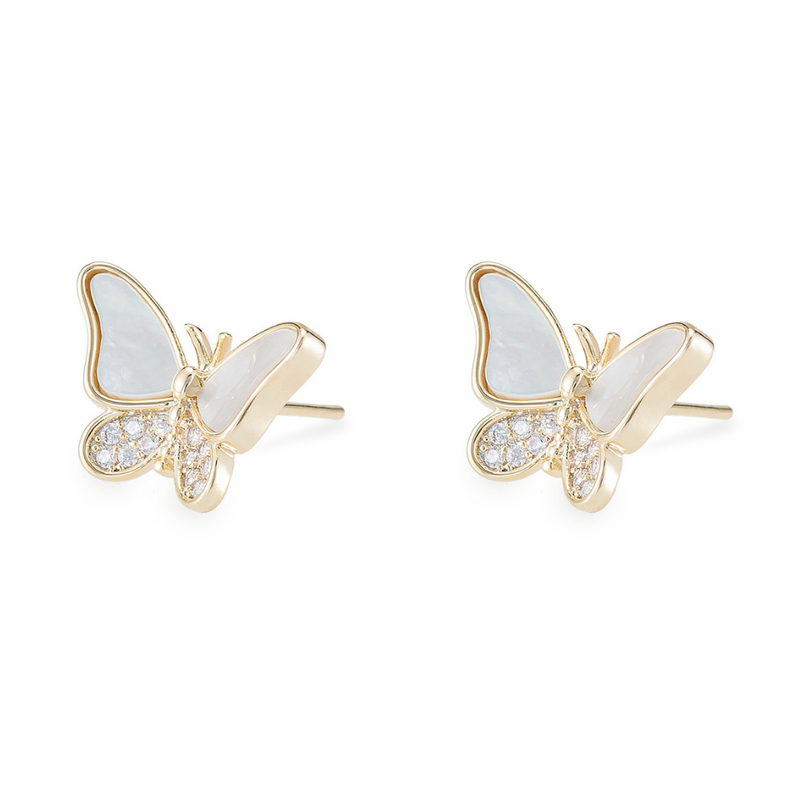 Amy Butterfly Stud Earrings | Athena and Co.