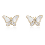 Amy Butterfly Stud Earrings | Athena and Co.