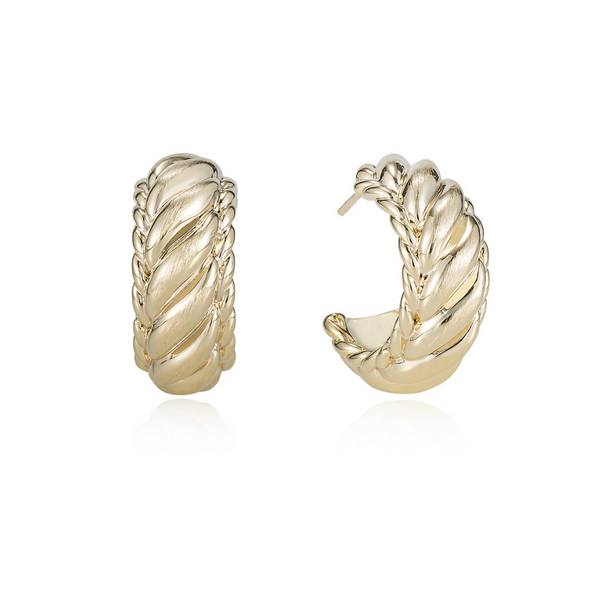 Kai Twist Hoop Earrings | Athena and Co.
