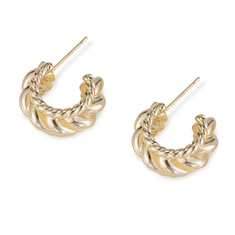 Effie Twist Hoop Earrings | Athena and Co.